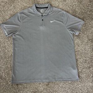 Nike Men's Gray Golf Polo